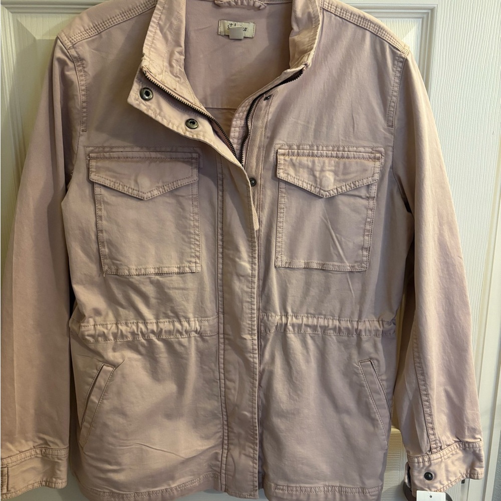 Style & Co. Light Pink Utility Jacket